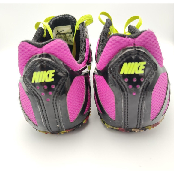 NIKE ZOOM RIVAL S SPRINT TRACK SPIKE Shoes‎ Women's Size 10 Purple Black Yellow - Picture 3 of 6